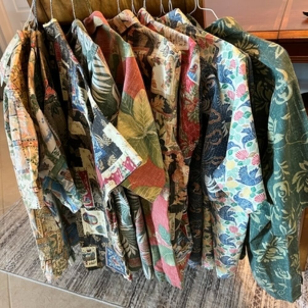 Reyn Spooner Hawaiian Shirts -- Excellent Condition -- Lot of 8